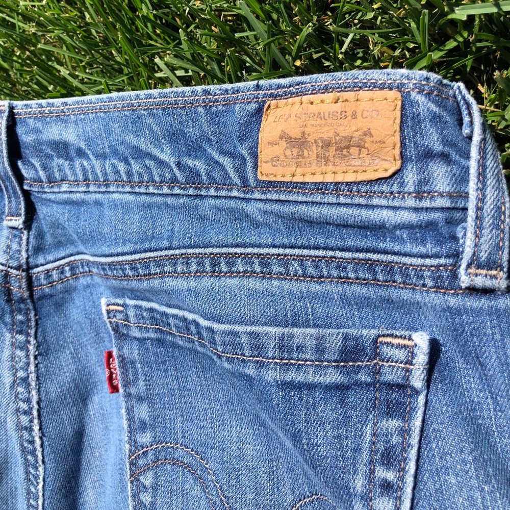 Distressed jeans